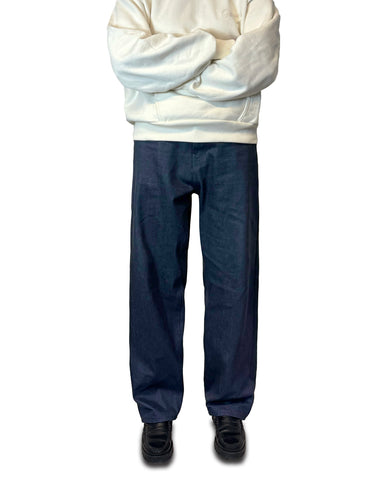 GW Candiani Selvedge Raw Indigo Denim Fit03 Relaxed jeans