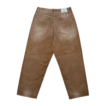 GW Beige Vintage Wash Fit04 Loose Corduroy Pants