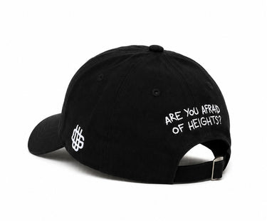 GW x VERTIGINE Black Embroidered Six Panel Hat